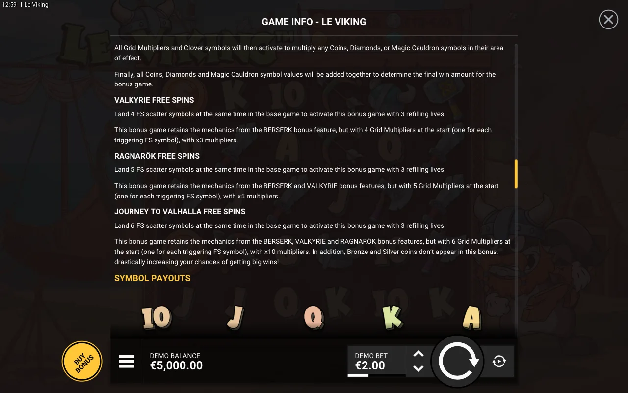 Game rules, page 5 — Le Viking