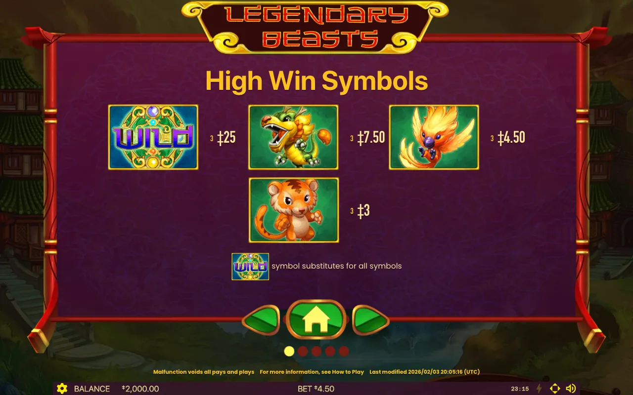 Spielregeln, Seite 3 — Legendary Beasts