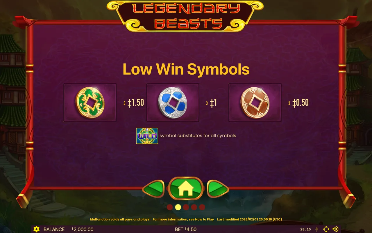 Spielregeln, Seite 4 — Legendary Beasts