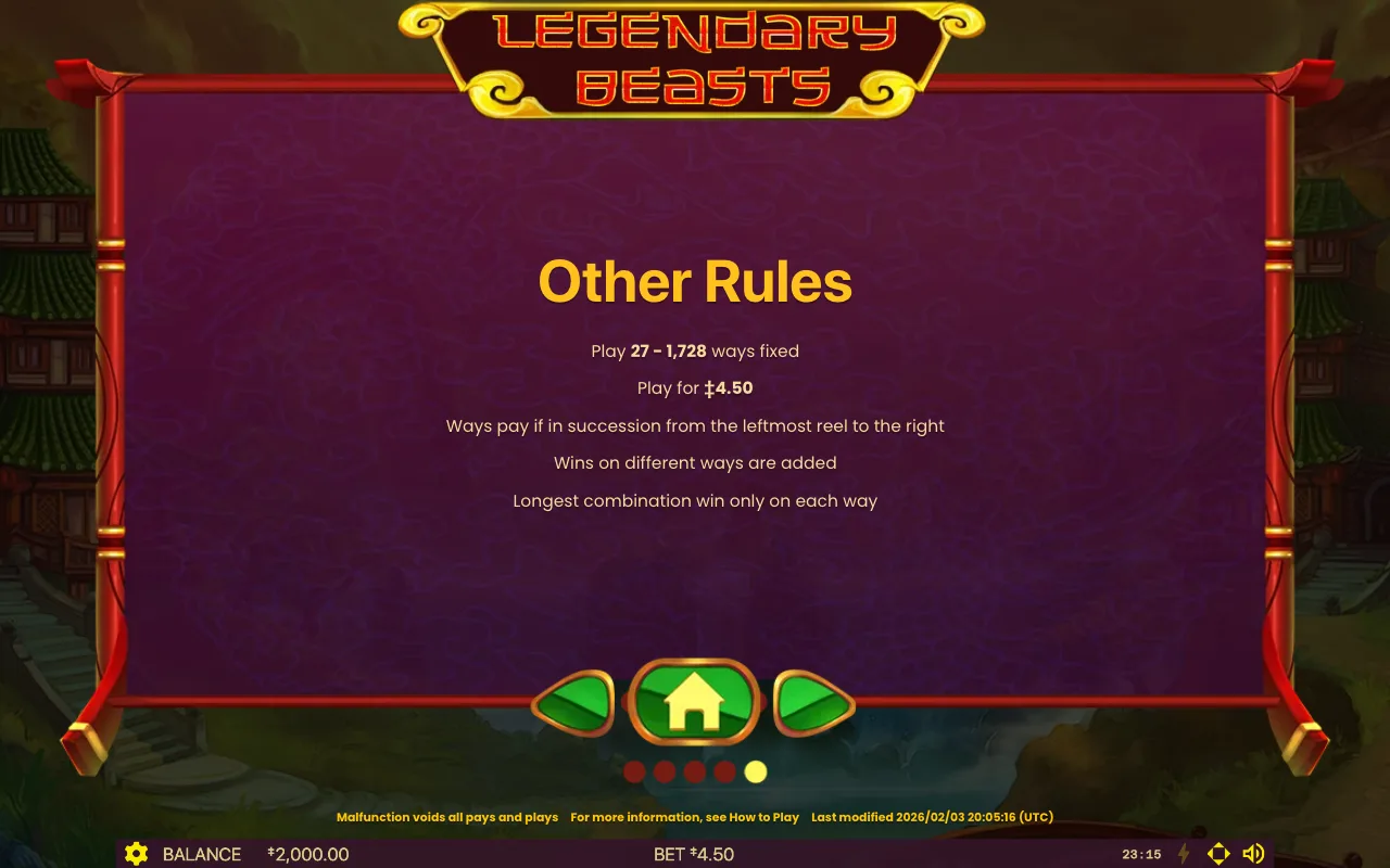 Spielregeln, Seite 7 — Legendary Beasts