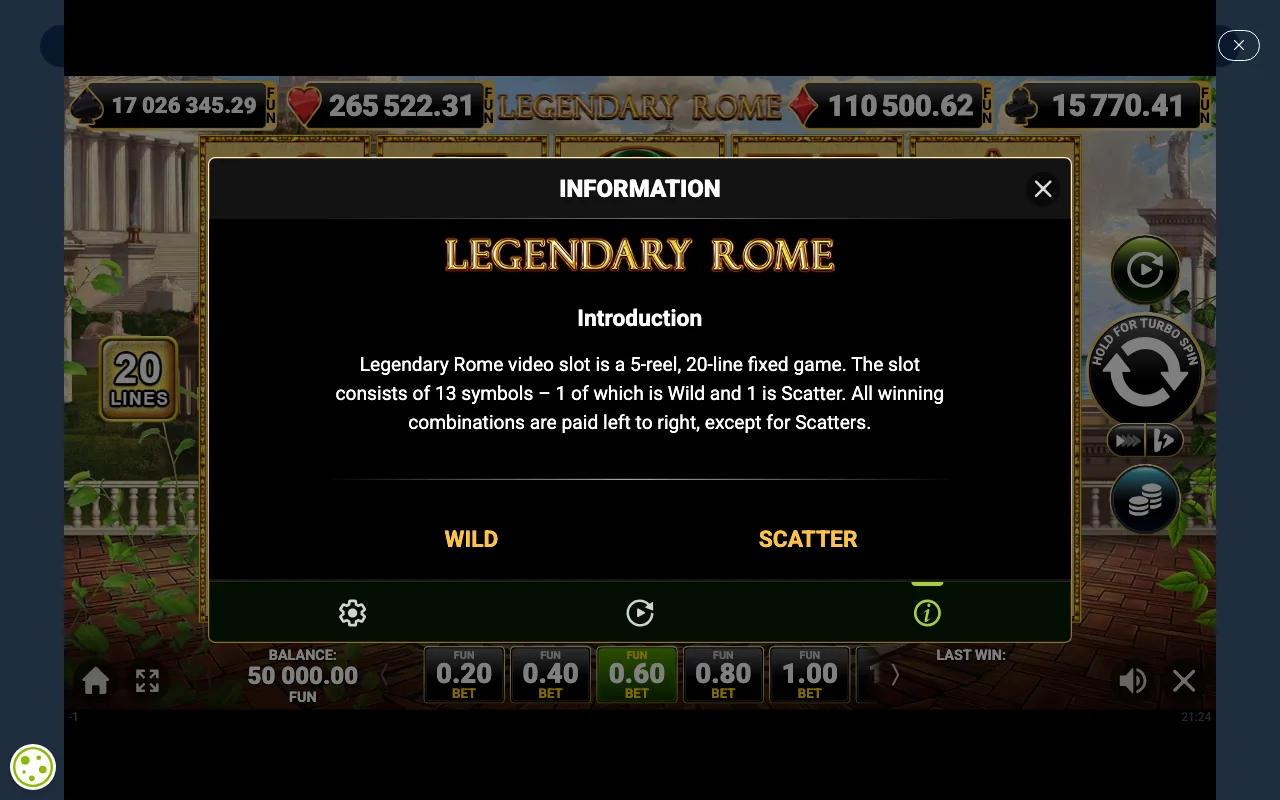 Game rules, page 1 — Legendary Rome