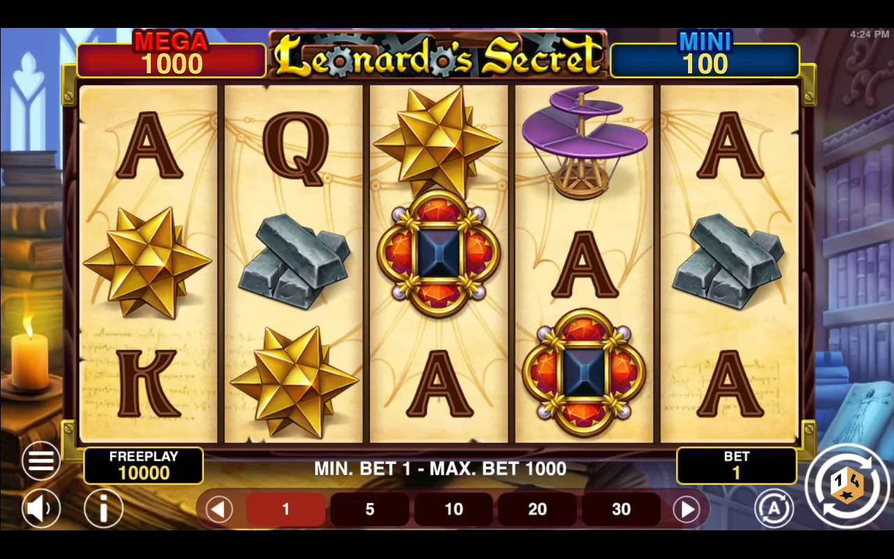The base game — Leonardos Secret