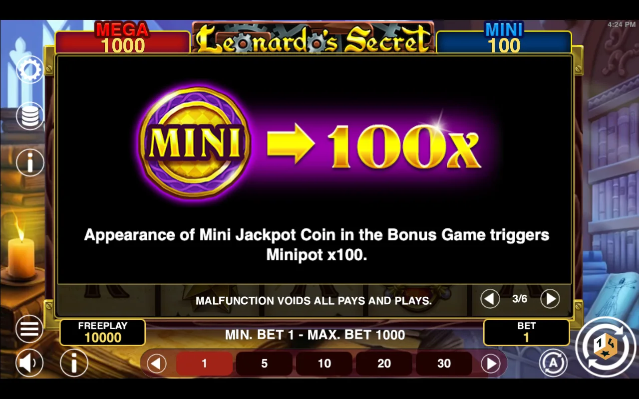 Game rules, page 3 — Leonardos Secret