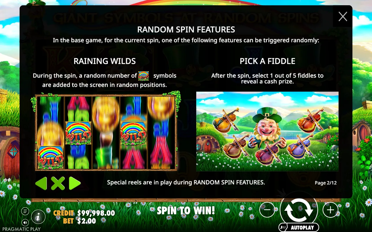Random spin features — Leprechaun Song