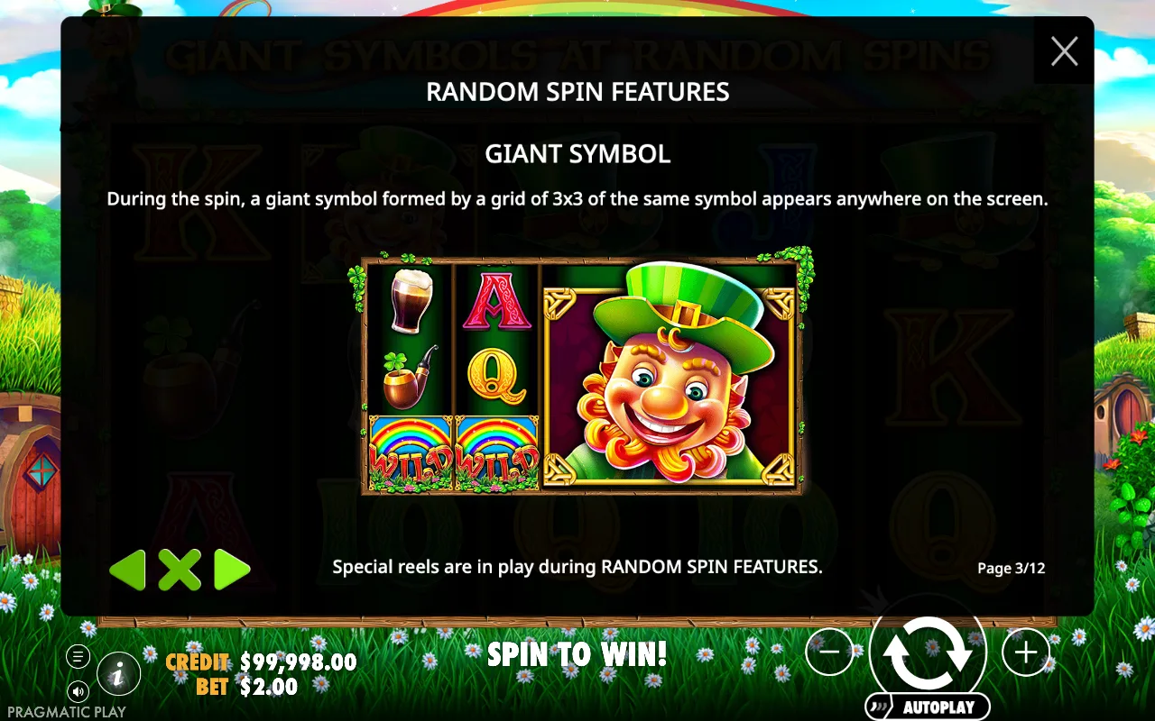 Random spin features — Leprechaun Song