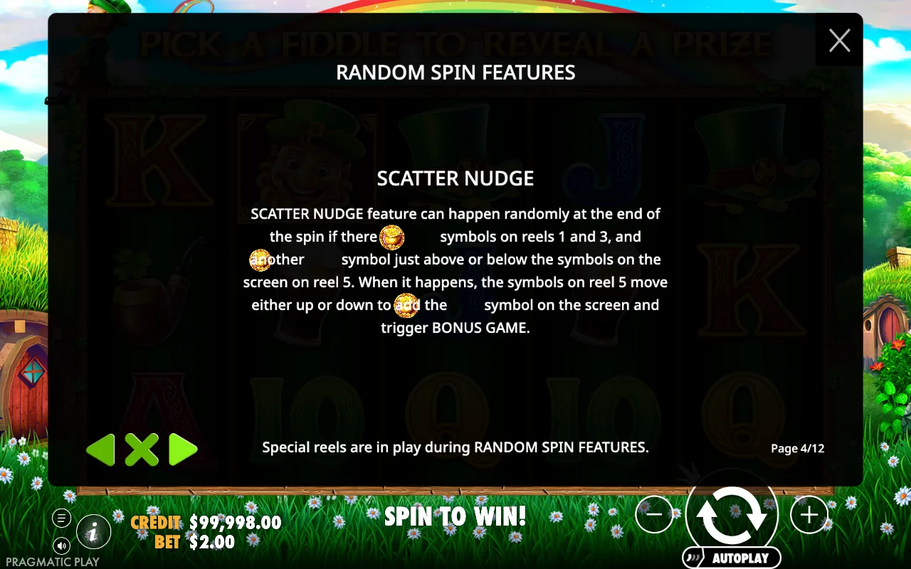 Random spin features — Leprechaun Song