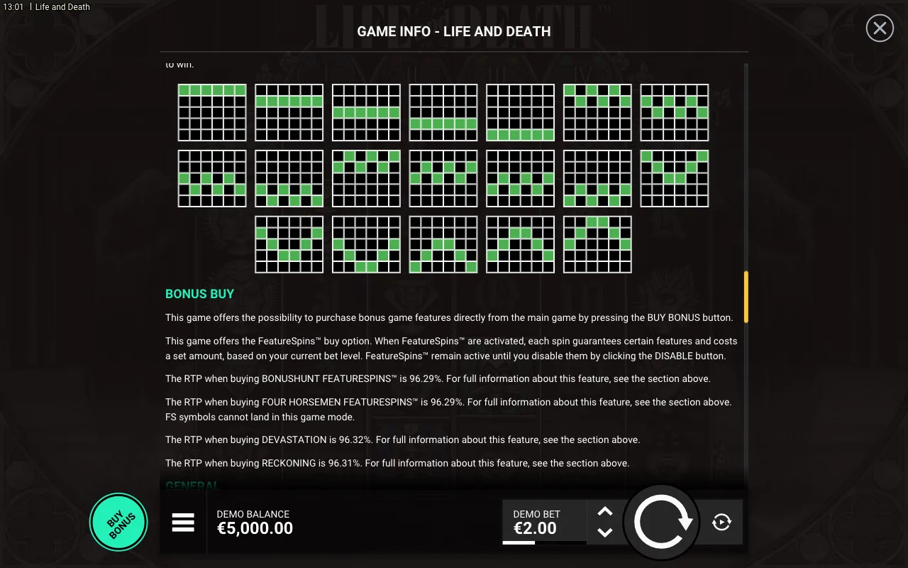 Bonus buy — Life and Death