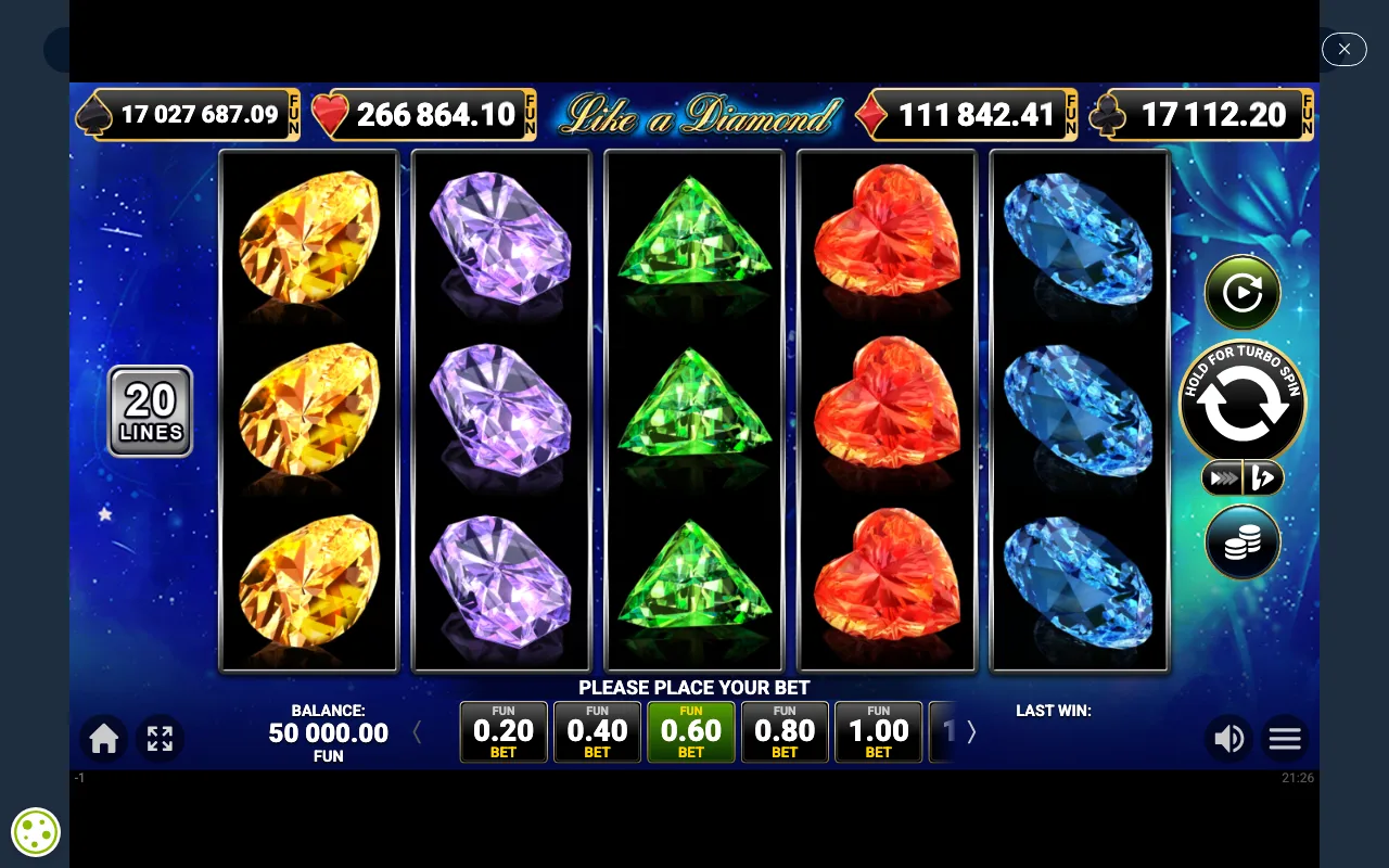 The base game — Like a Diamond