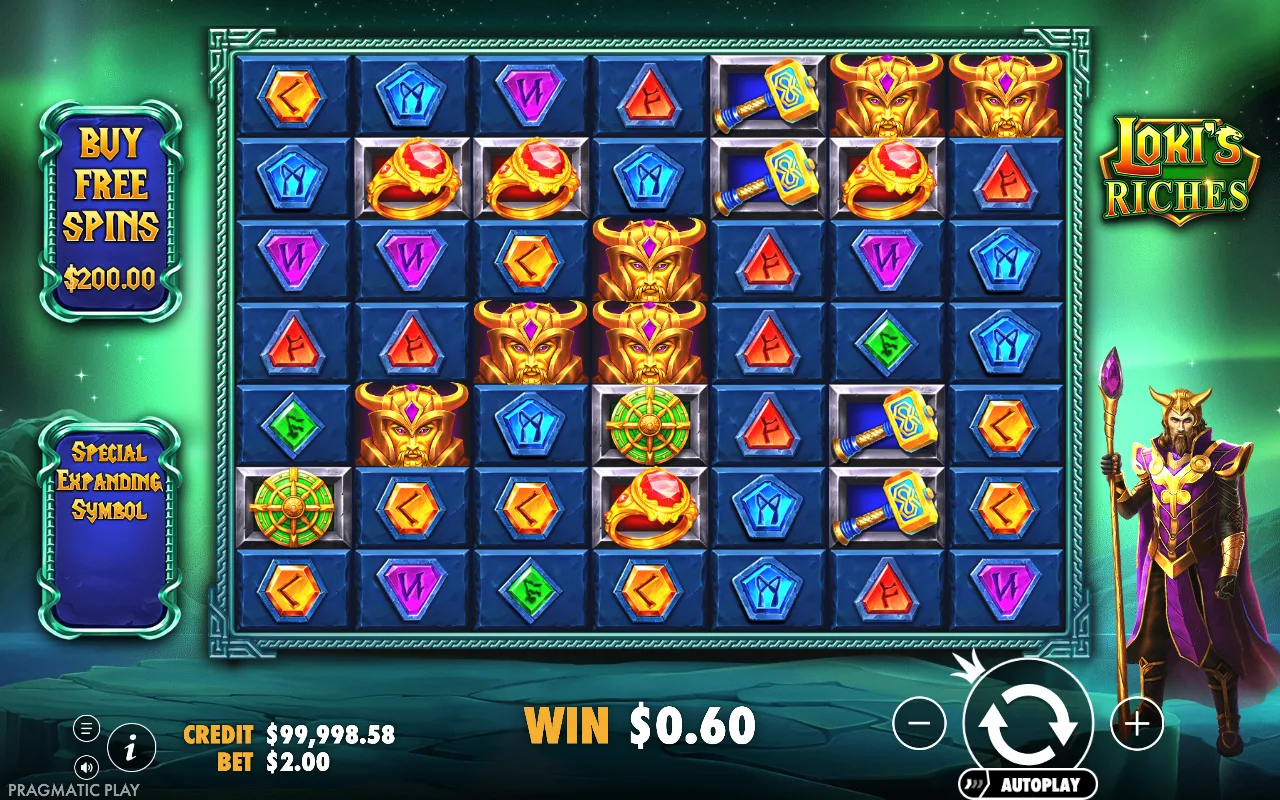 The base game — Loki's Riches