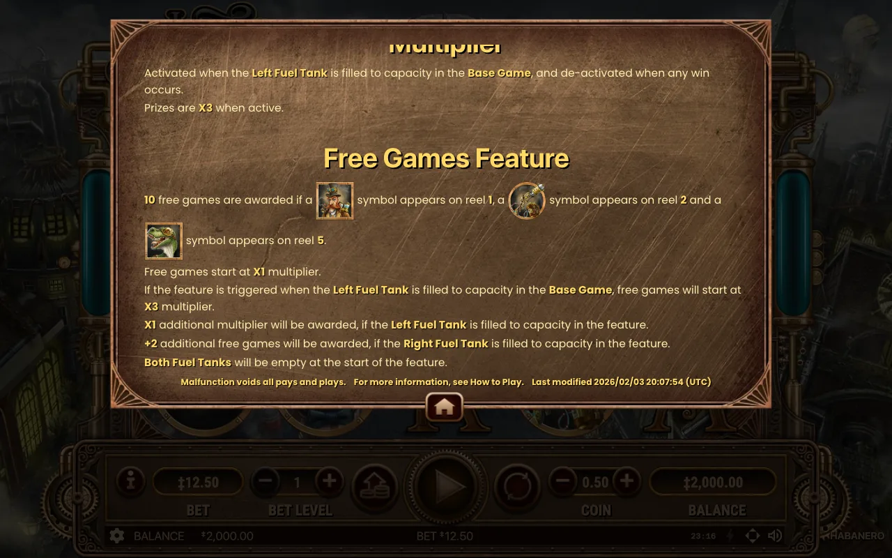 Game rules, page 6 — London Hunter