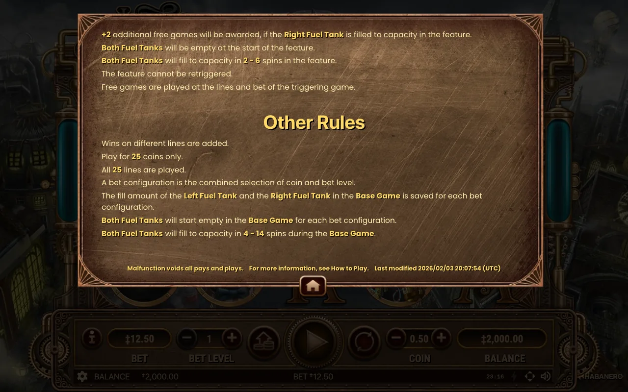 Game rules, page 7 — London Hunter