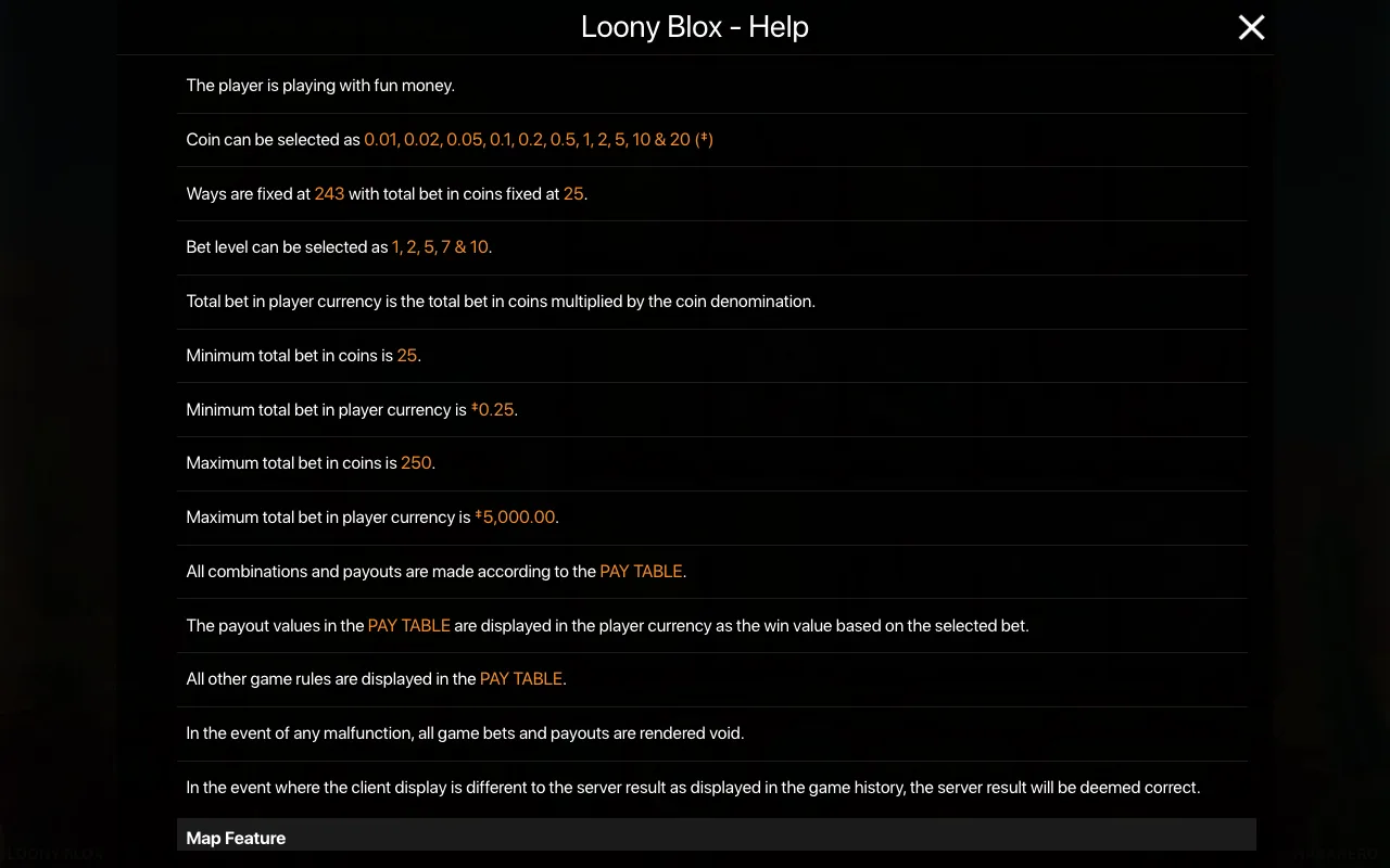 Spielregeln, Seite 1 — Loony Blox