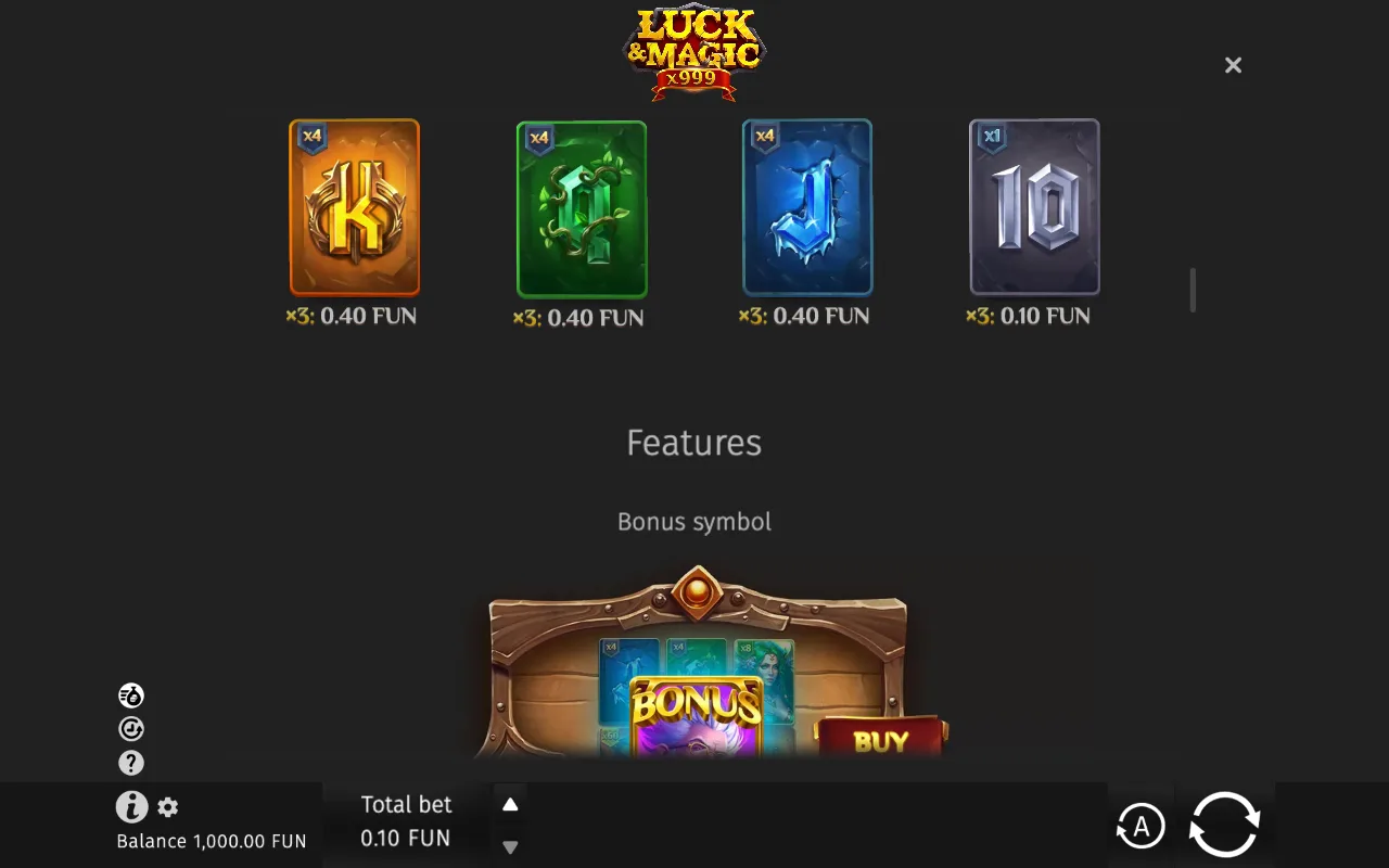 Game rules, page 2 — Luck & Magic
