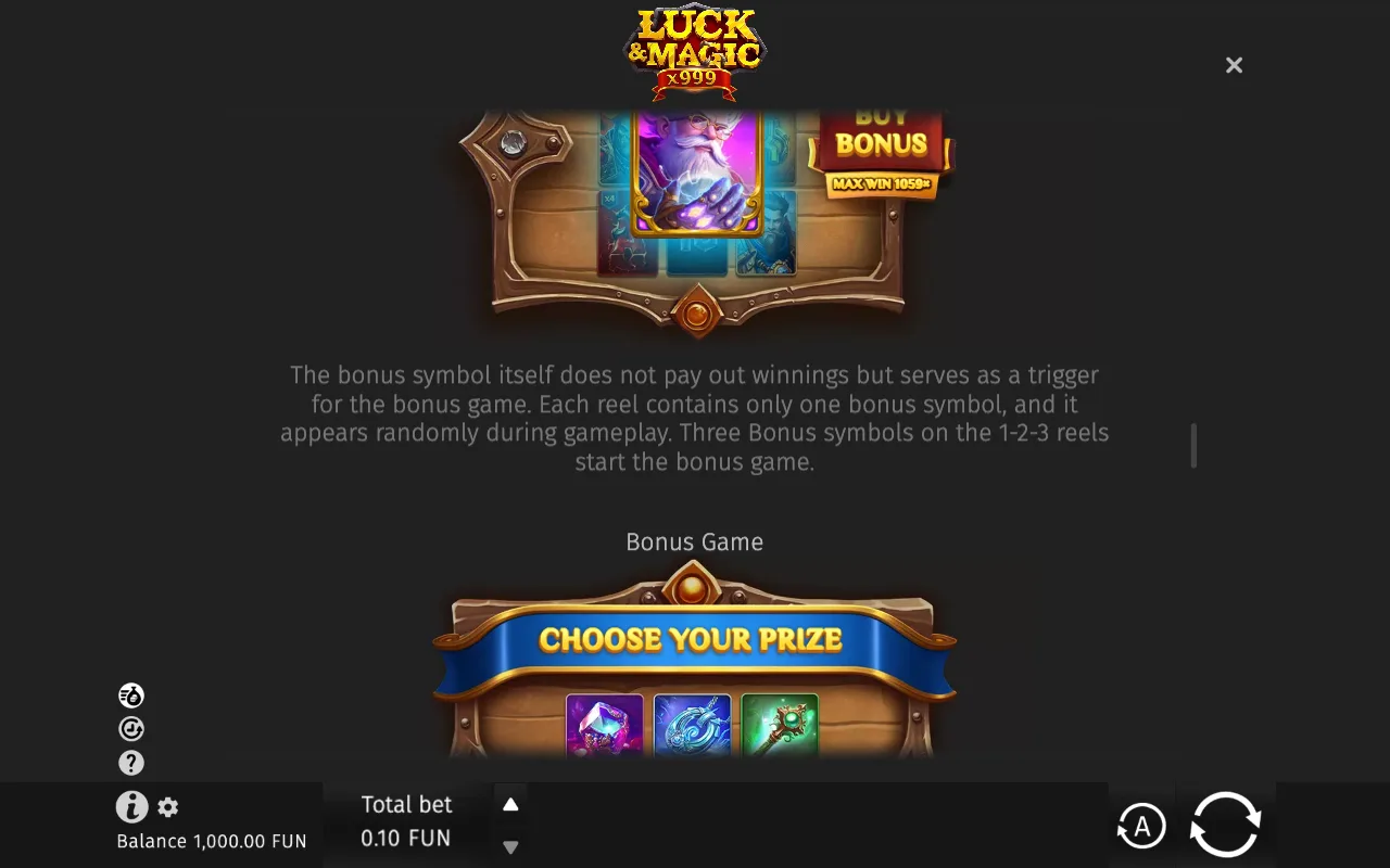 Game rules, page 3 — Luck & Magic