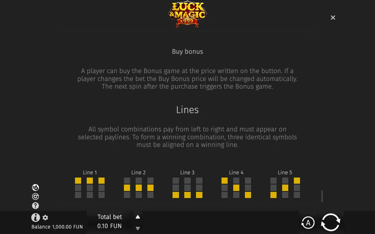 Game rules, page 5 — Luck & Magic