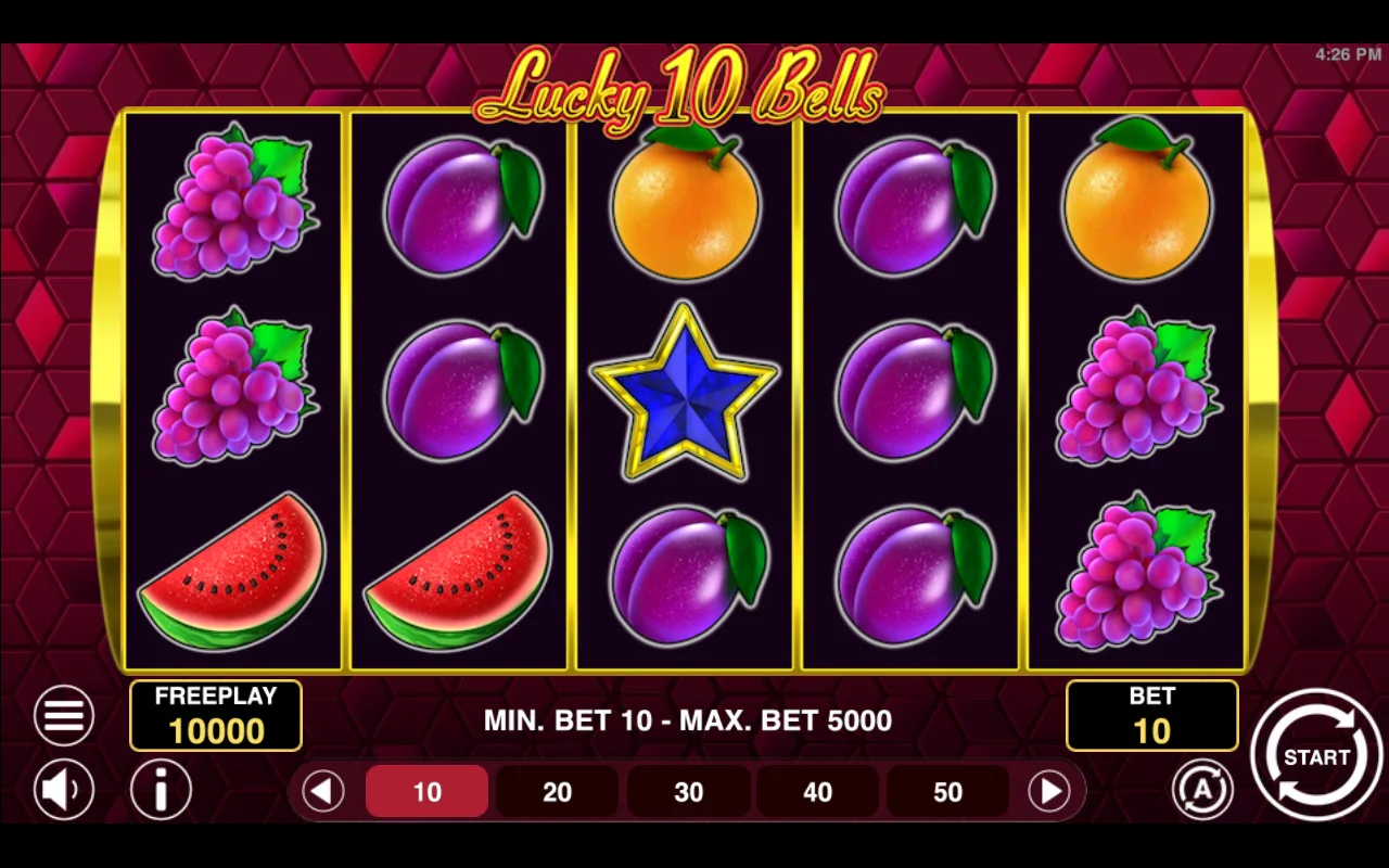 The base game — Lucky 10 Bells