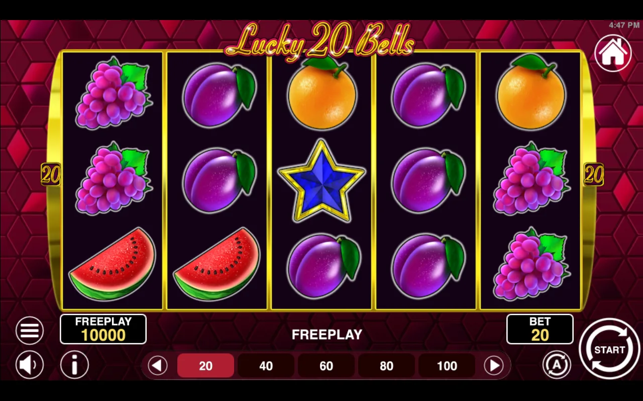 The base game — Lucky 20 Bells