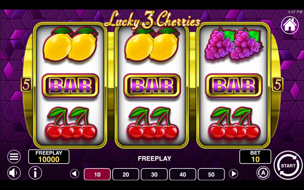 The base game — Lucky 3 Cherries