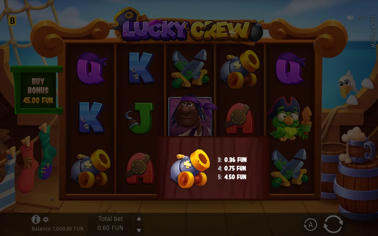 The base game — Lucky Crew