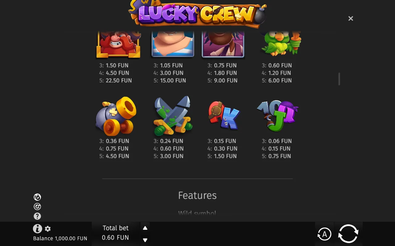 Game rules, page 2 — Lucky Crew