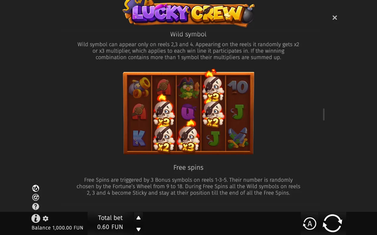 Game rules, page 3 — Lucky Crew