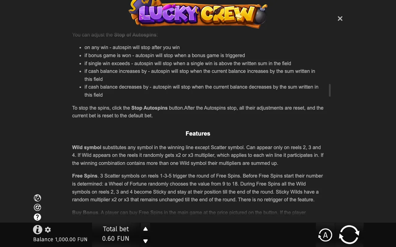 Game rules, page 7 — Lucky Crew