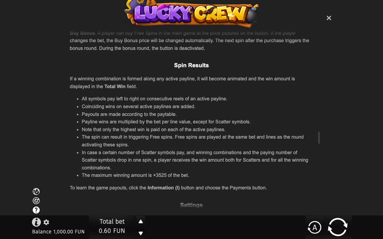 Game rules, page 8 — Lucky Crew