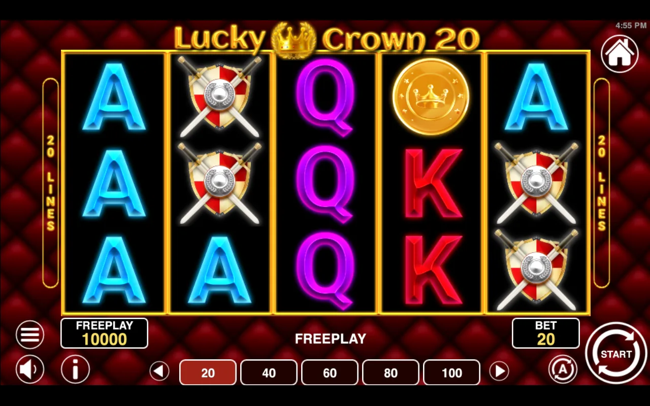 The base game — Lucky Crown 20