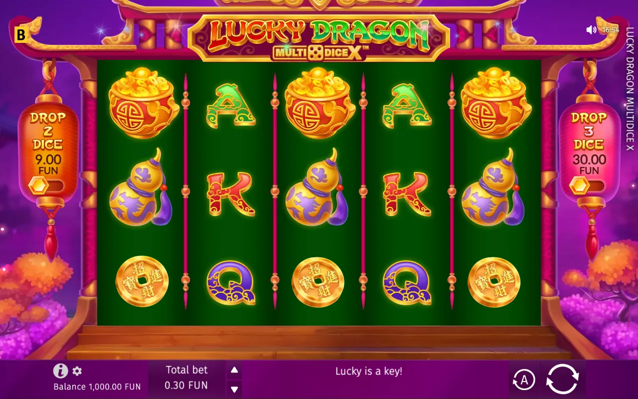 The base game — Lucky Dragon MultiDice X