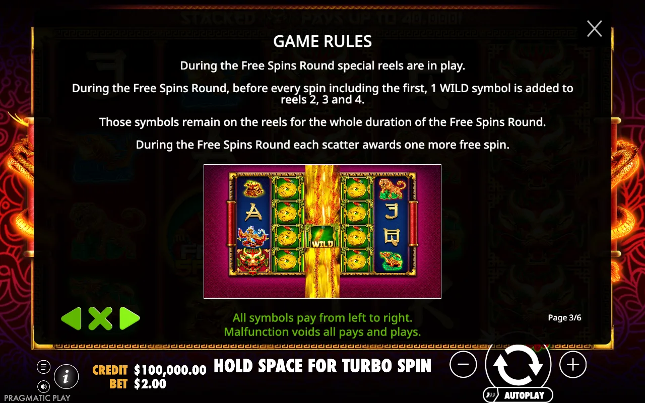 Game rules — Lucky Dragons