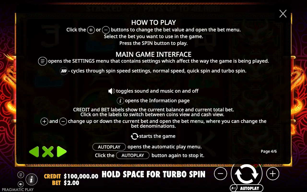 How to play — Lucky Dragons