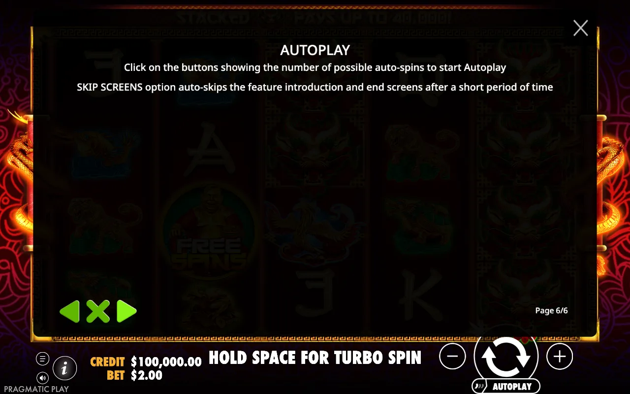 Autoplay — Lucky Dragons