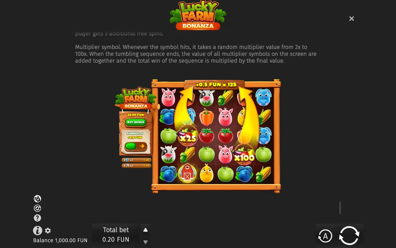 Game rules, page 4 — Lucky Farm Bonanza