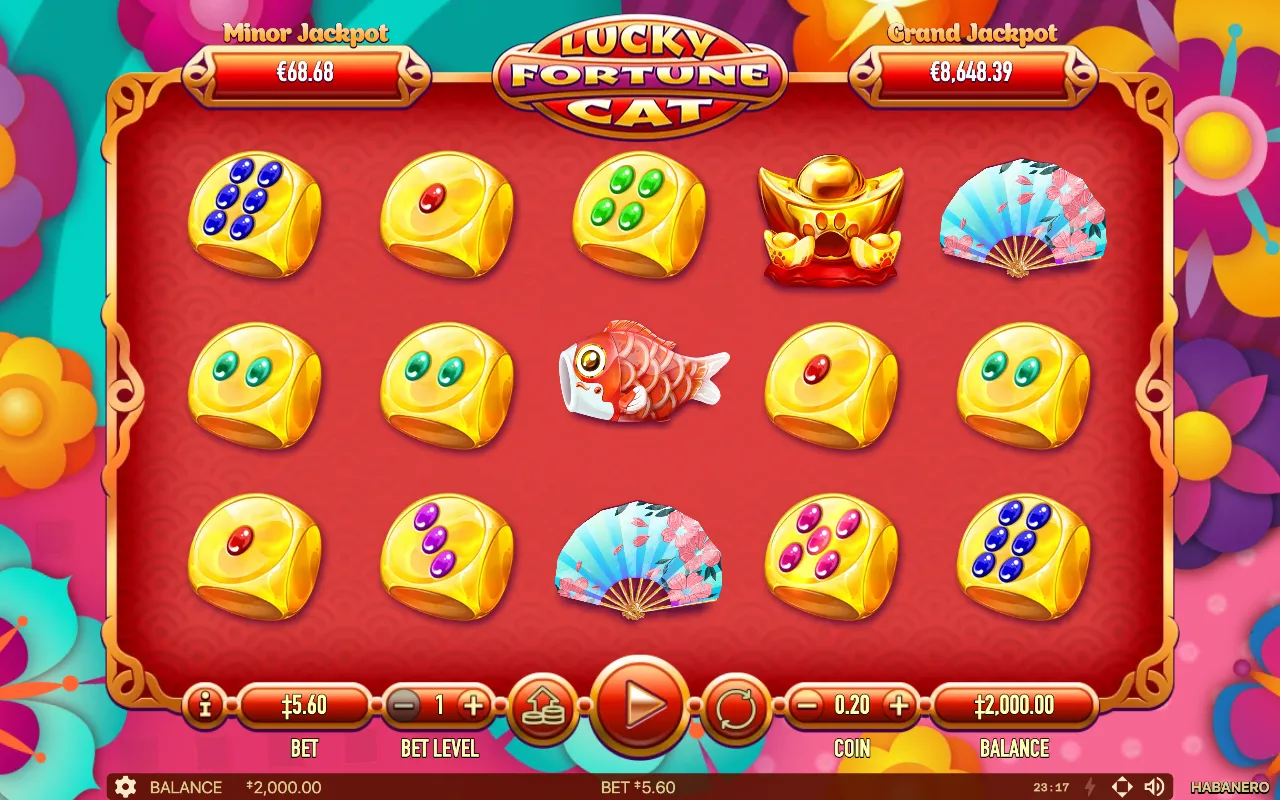 Das Basisspiel — Lucky Fortune Cat