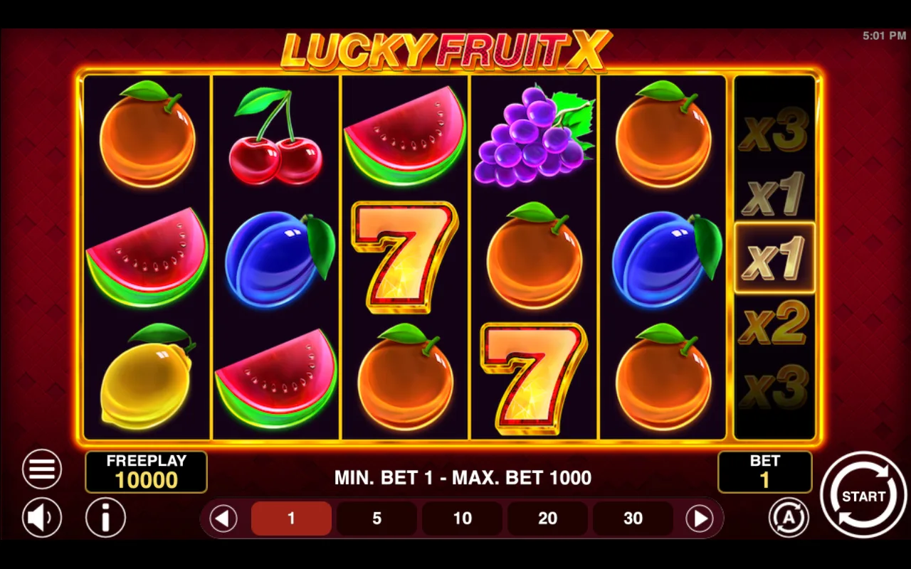 The base game — Lucky Fruit x