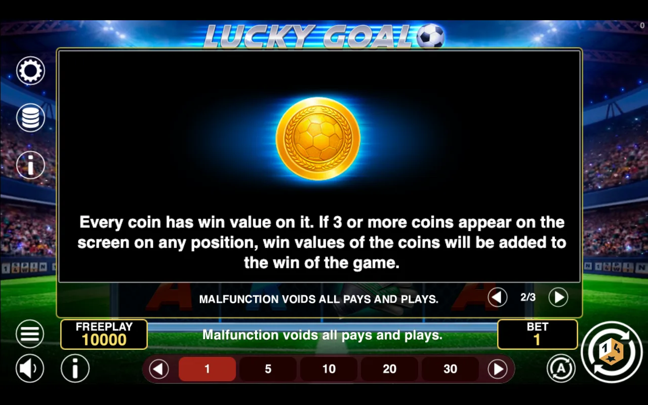 Game rules, page 2 — Lucky Goal