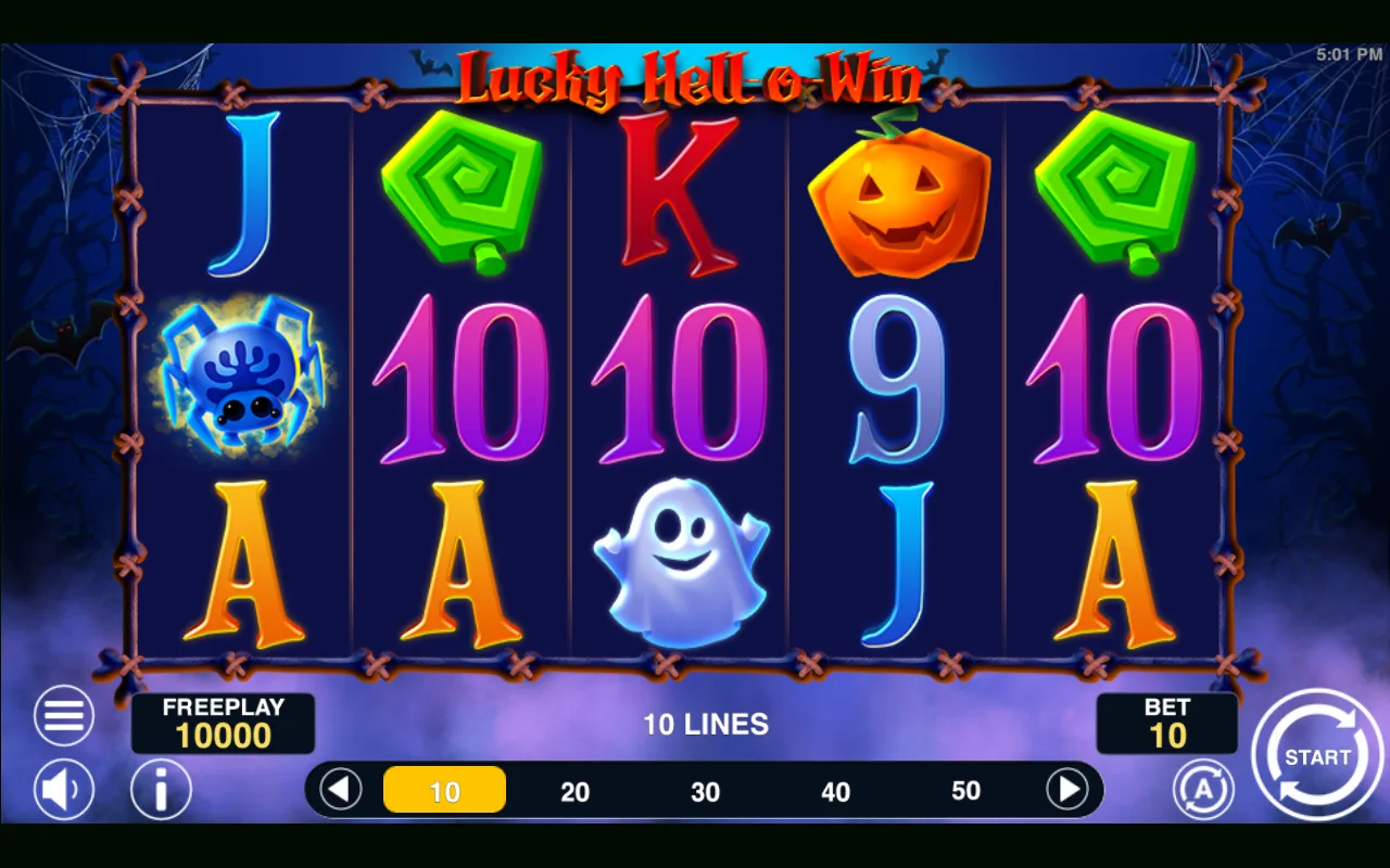The base game — Lucky Hell o Win