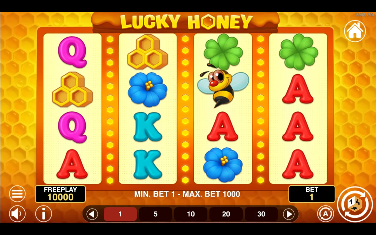 The base game — Lucky Honey