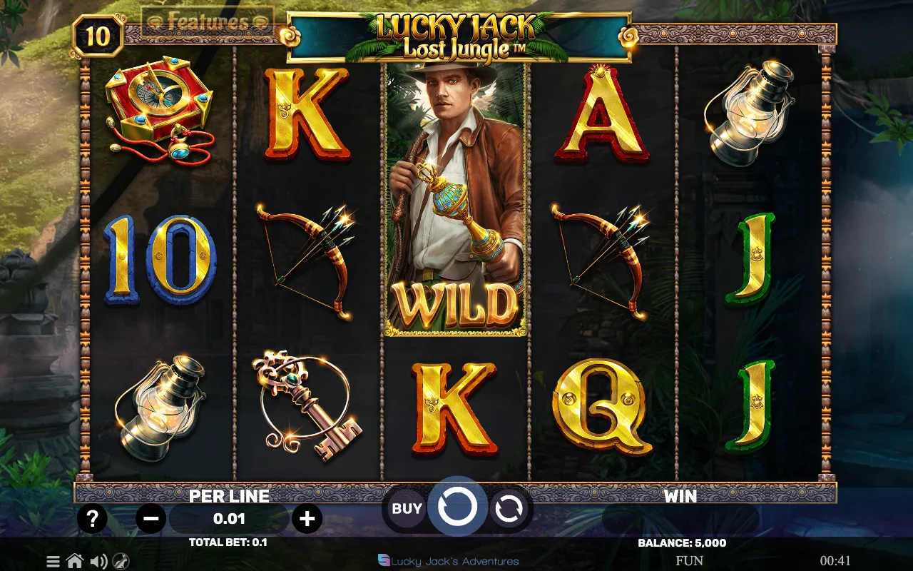 The base game — Lucky Jack Lost Jungle