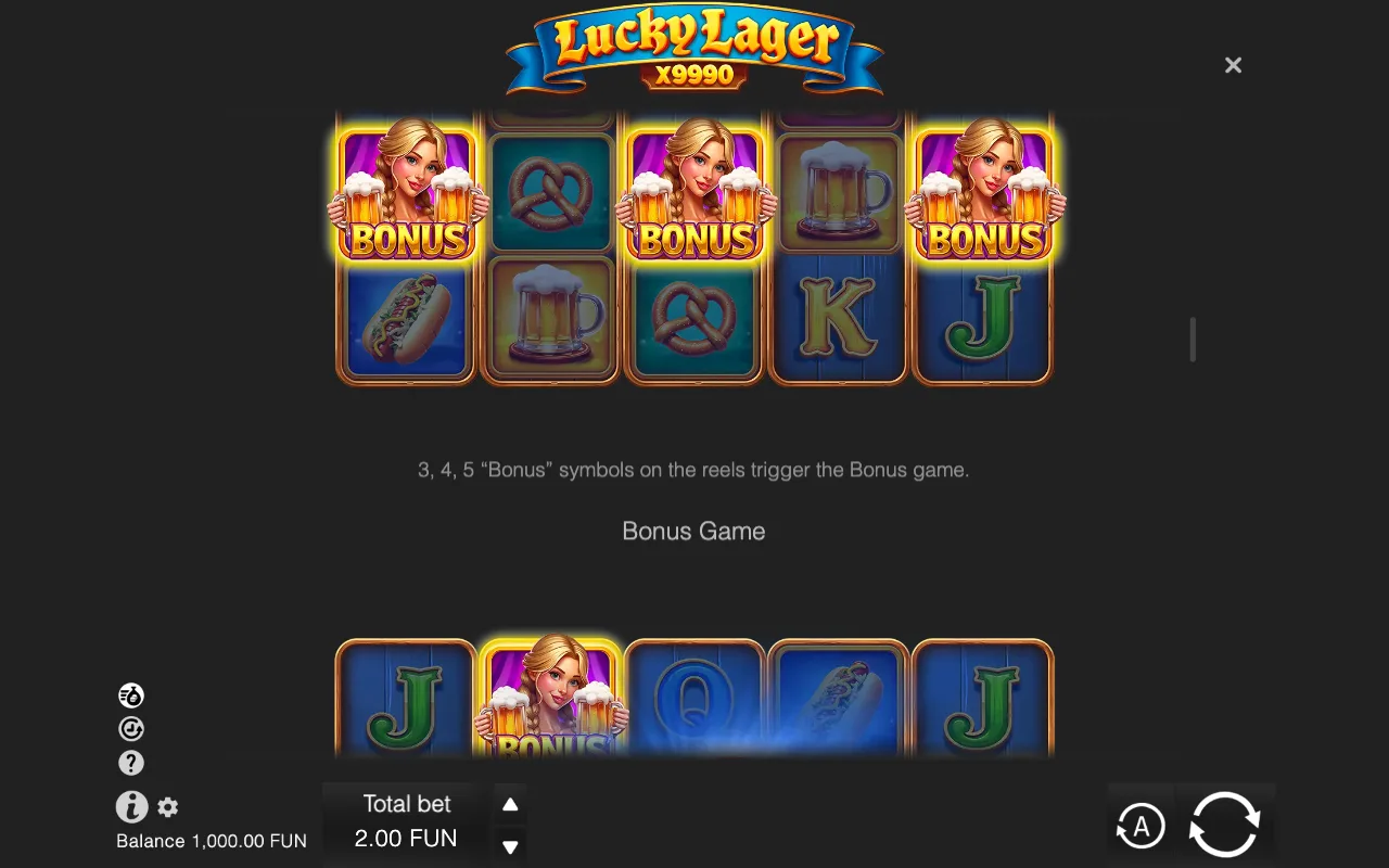 Game rules, page 3 — Lucky Lager X9990