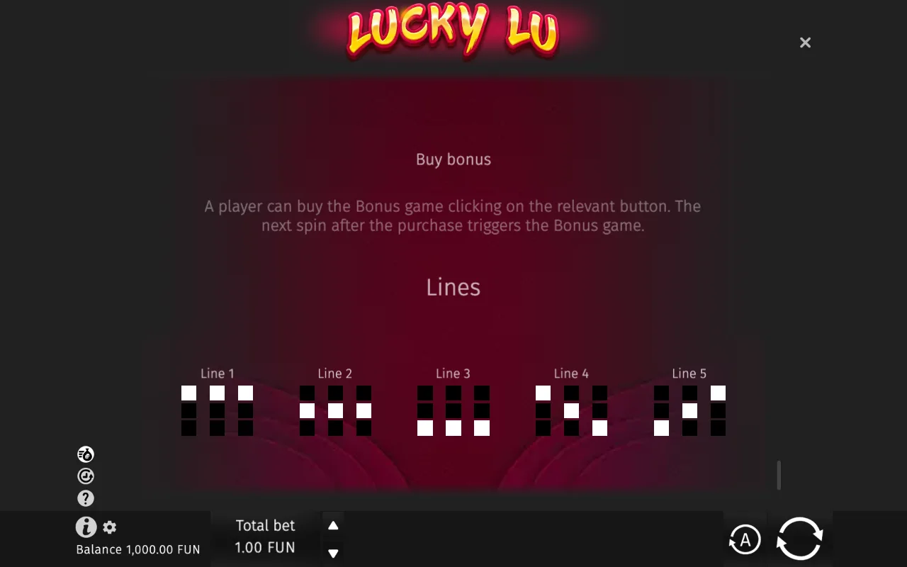 Game rules, page 5 — Lucky Lu
