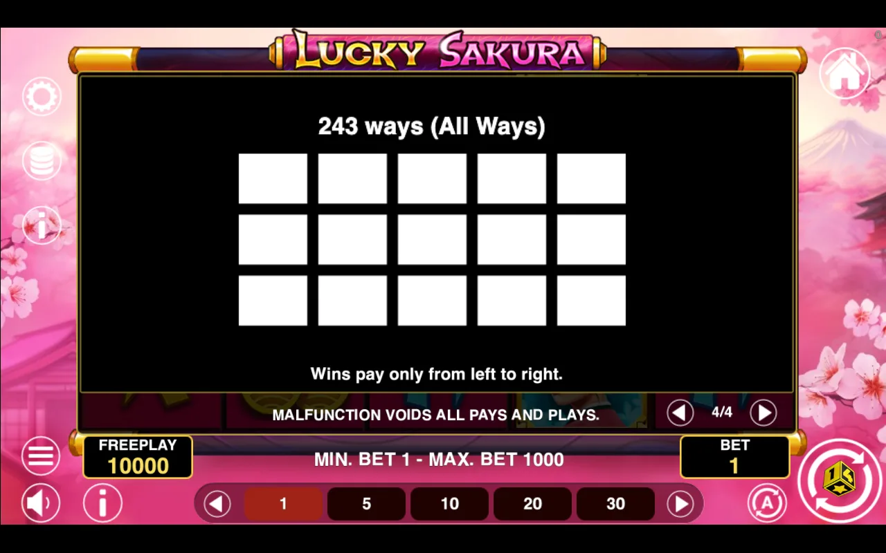 Game rules, page 4 — Lucky Sakura