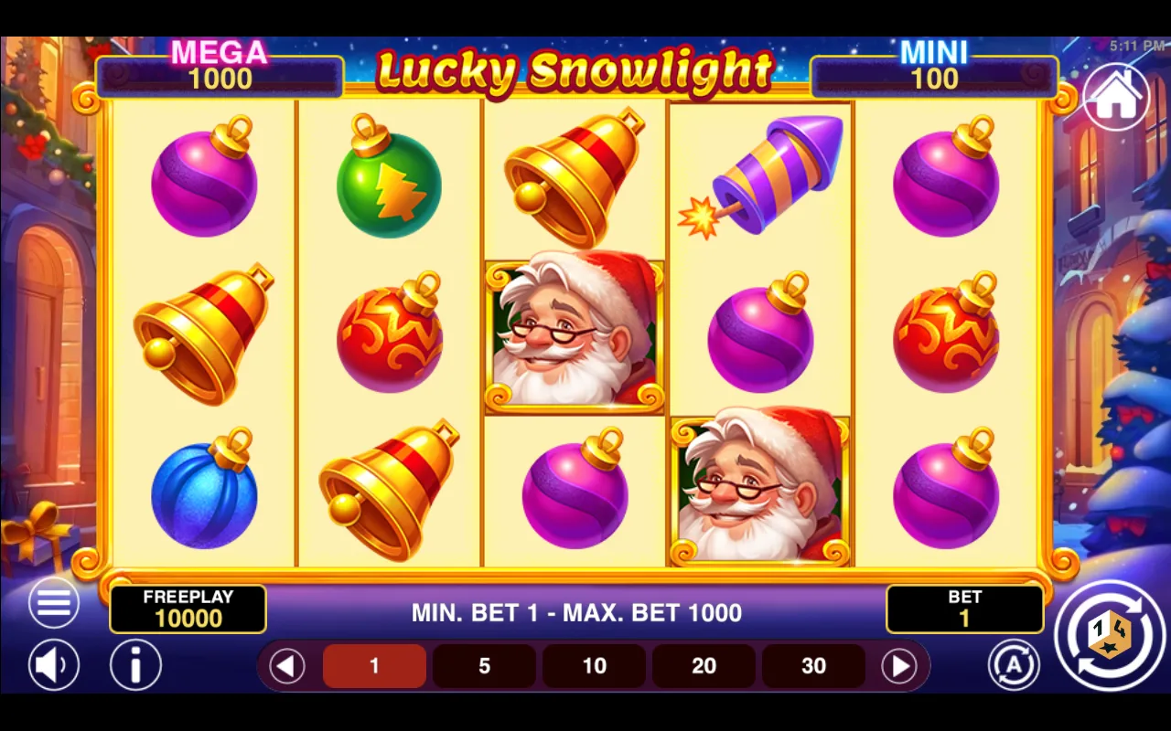 The base game — Lucky Snowlight