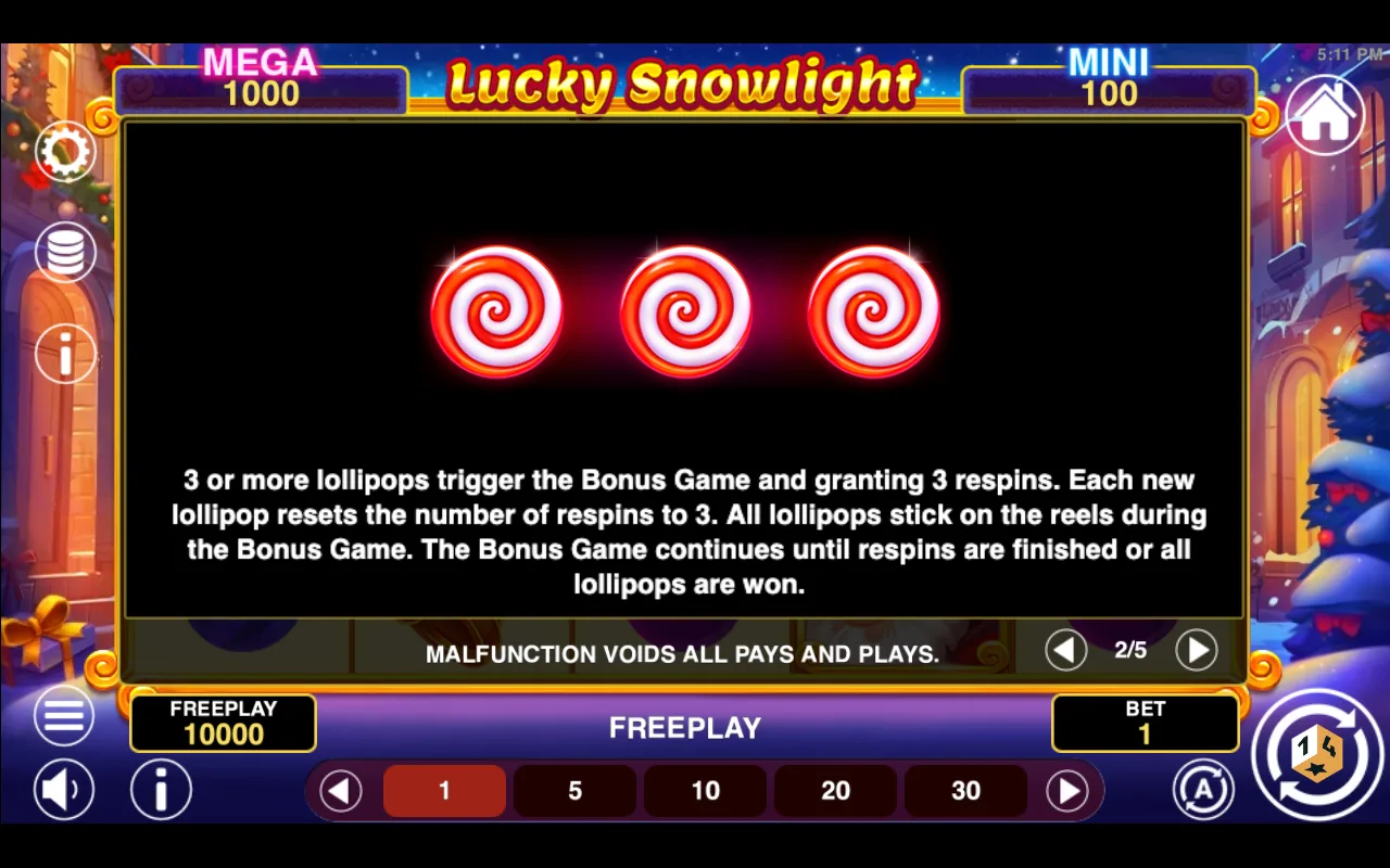 Game rules, page 2 — Lucky Snowlight
