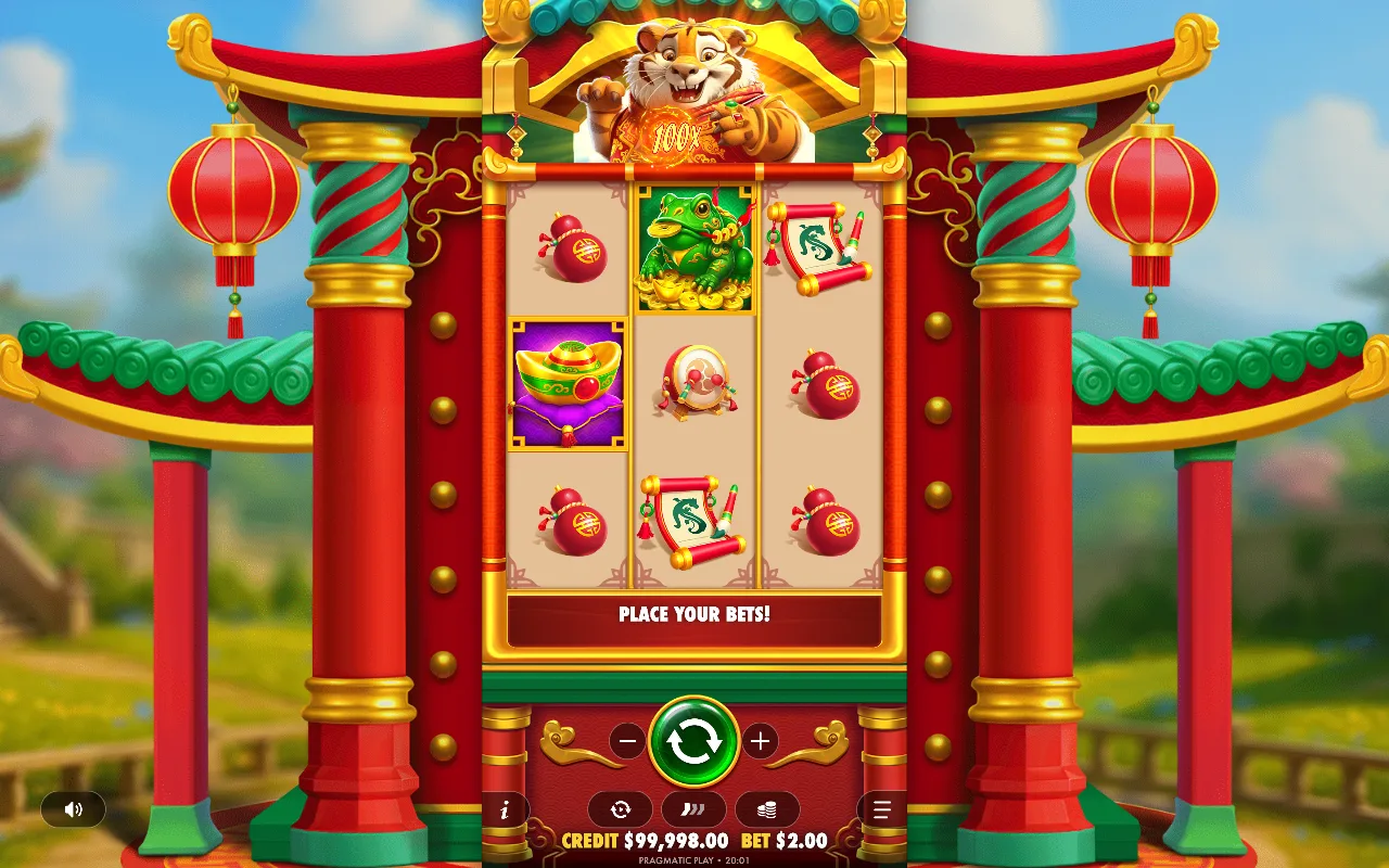 The base game — Lucky Tiger Gold
