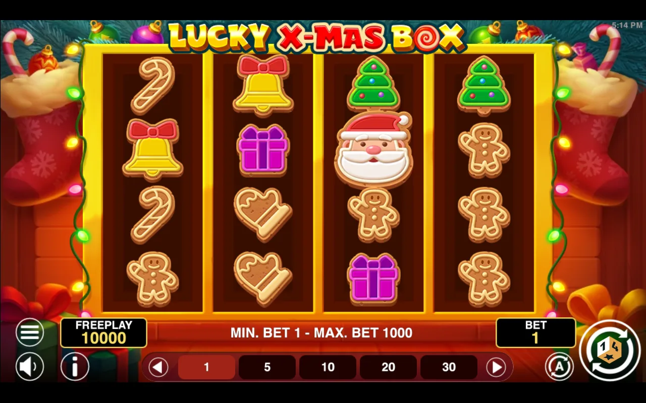 The base game — Lucky Xmas Box