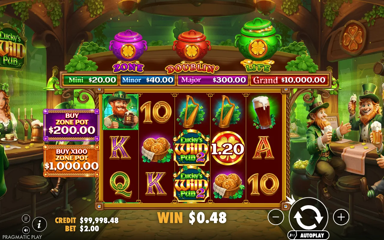 The base game — Lucky's Wild Pub 2