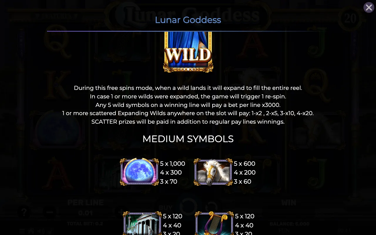 Game rules, page 4 — Lunar Goddess