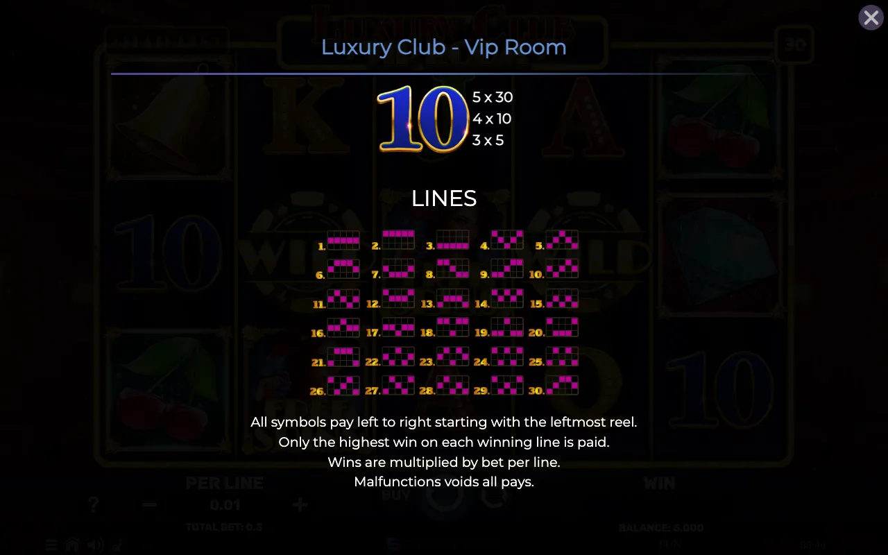 Lines — Luxury Club Vip Room