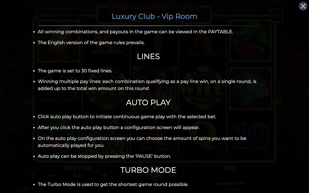 Lines — Luxury Club Vip Room